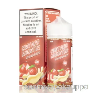 Vape Kauppa Mansikka – Vaniljakastike Hirviö – 100ml 3mg