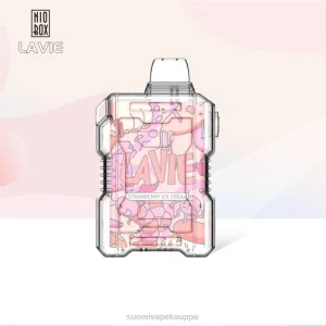 Vape Kauppa – mansikkajäätelöä 8D4V196 LAVIE NIO BOX 9000 hengitystä