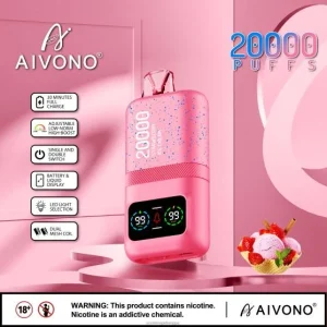 Vape Kauppa – mansikkajäätelöä Aivono AIM magic 20 000 0B8L80