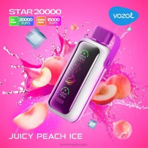Vape Kauppa – mehukas persikkajää VOZOL STAR 20 000 Z006D10