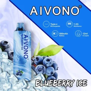 Vape Kauppa – mustikka jäätä Aivono AIM GUN 7000 0B8L104
