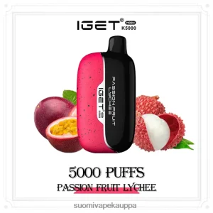 Vape Kauppa – passionhedelmä litsi IGET Moon k5000 44228010