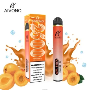 Vape Kauppa – persikkajäätä Aivono AIM STICK 2500 0B8L144