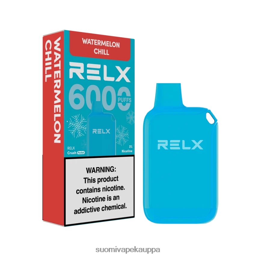 Vape Kauppa – RELX Crush Pocket 6000 jäätä vesimeloni chill T062N224