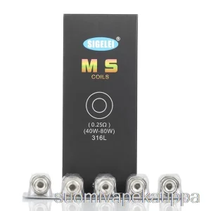 Vape Kauppa Sigelei Ms Vaihtokelat 0.25ohm Ms Kelat