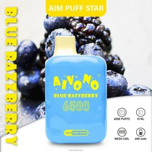 Vape Kauppa – sininen razzberry Aivono AIM PUFF STAR 6500 0B8L292