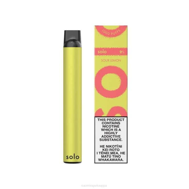 Vape Kauppa – Solo kertakäyttöinen vape X4V412 hapan sitruuna