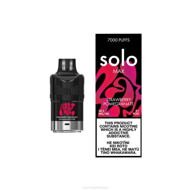 Vape Kauppa – Solo MAX pod X4V484 mansikka granaattiomena