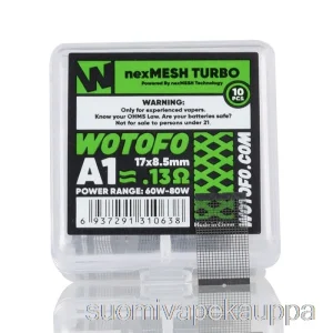 Vape Kauppa Wotofo Nexmesh Mesh Vaihtokelat 0.13ohm Nexmesh Turbo A1