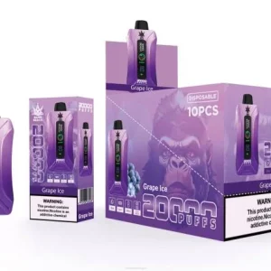 Vape Nesteet – Bang Beach 20 000 puhallusta älykkään näytön vape TZ4V10 rypäleen jäätä
