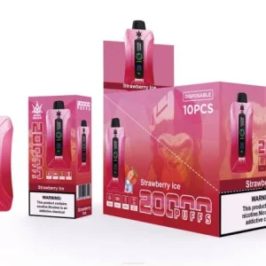 Vape Nesteet – Bang Beach 20 000 puhallusta älykkään näytön vape TZ4V6 mansikka jäätä