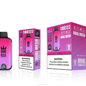 Vape Nesteet – Bang Box 18 000 suihketta TZ4V98 hapan vadelmajää