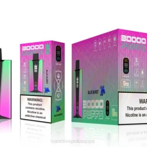 Vape Nesteet – Bang Box 30 000 puhalluksen älynäyttö TZ4V82 sininen purskahdus