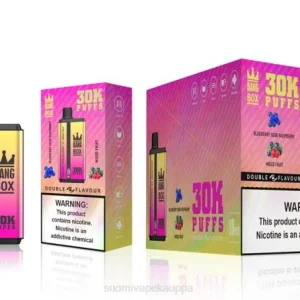 Vape Nesteet – Bang Box 30 000 tuulahdusta kaksinkertaista makua TZ4V66 mustikka hapan vadelma ja sekahedelmät