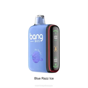 Vape Nesteet – Bang Box 9000-18000 puhalluksen älykäs tehonäyttö TZ4V26 sininen razz-jää