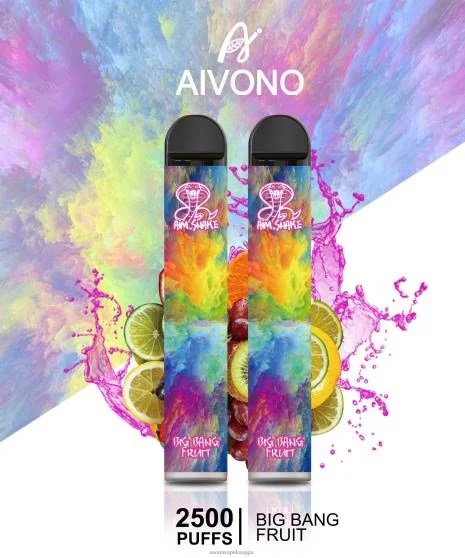 Vape Nesteet – big bang -hedelmiä Aivono AIM SNAKE 2500 0B8L322