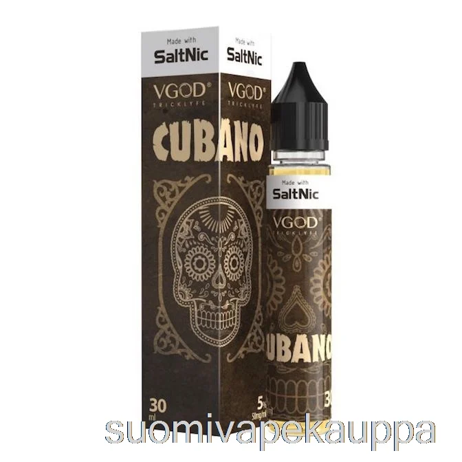Vape Nesteet Cubano – Vgod Saltnic – 30ml 50mg