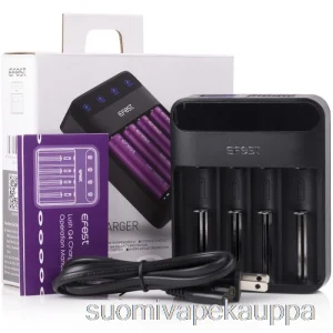 Vape Nesteet Efest Lush Q4 4-paikkainen älykäs Led-akkulaturi