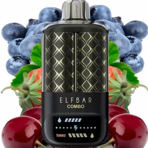 Vape Nesteet – Elf Bar Combo 25 000 mustikka hapan vadelma & kirsikka 42402