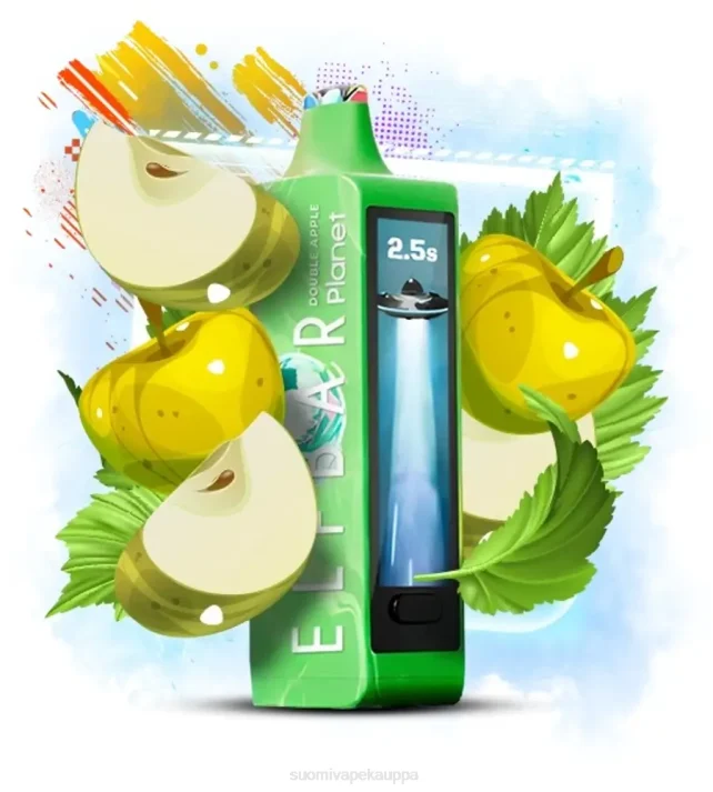 Vape Nesteet – Elf Bar Planet 25 000 kaksinkertainen omena 424014