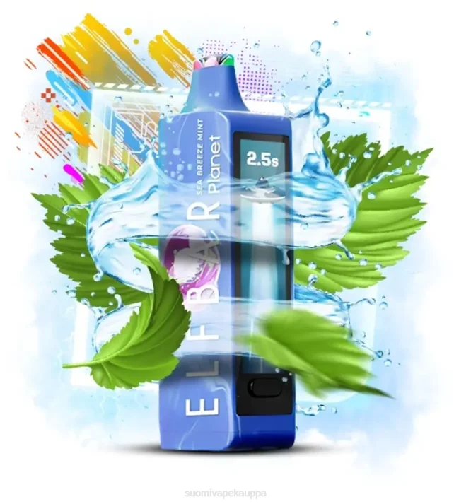 Vape Nesteet – Elf Bar Planet 25 000 merituuli minttu 424018