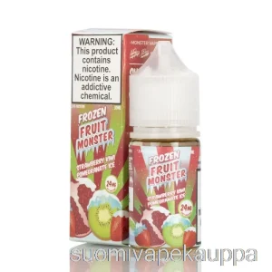 Vape Nesteet Jää Mansikka Kiivi Granaattiomena – Jäädytetyt Hedelmät Hirviösuolat – 30ml 48mg