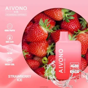 Vape Nesteet – mansikka jäätä Aivono AIM BOXX 4000 0B8L226