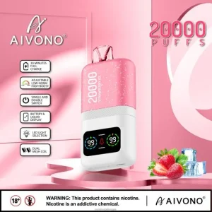 Vape Nesteet – mansikka jäätä Aivono AIM magic 20 000 0B8L74