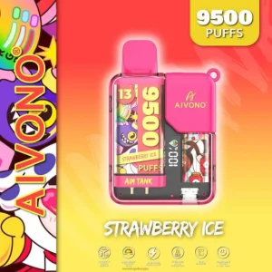 Vape Nesteet – mansikka jäätä Aivono AIM TANK 9500 0B8L38