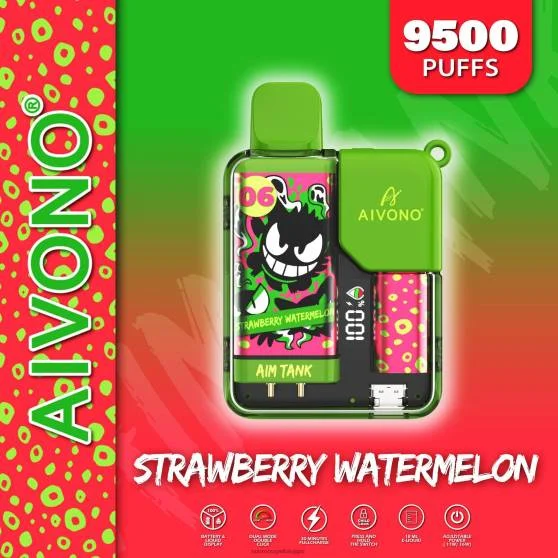 Vape Nesteet – mansikka vesimeloni Aivono AIM TANK 9500 0B8L46