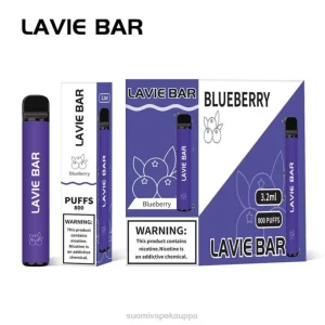 Vape Nesteet – mustikka jäätä 8D4V310 LAVIE BAR 800 puhallusta