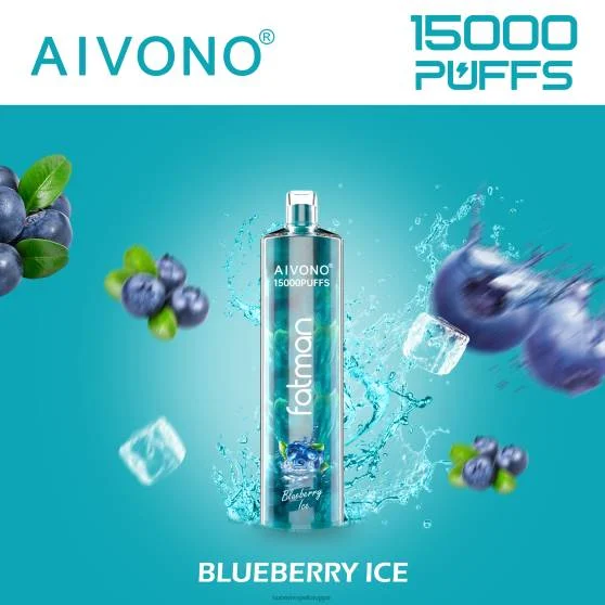 Vape Nesteet – mustikka jäätä Aivono FATMAN 15 000 0B8L14