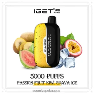 Vape Nesteet – passionhedelmä kiivi guava jää IGET Moon k5000 4422802