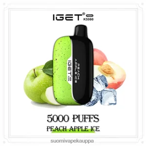 Vape Nesteet – persikka-omenajäätelöä IGET Moon k5000 4422807