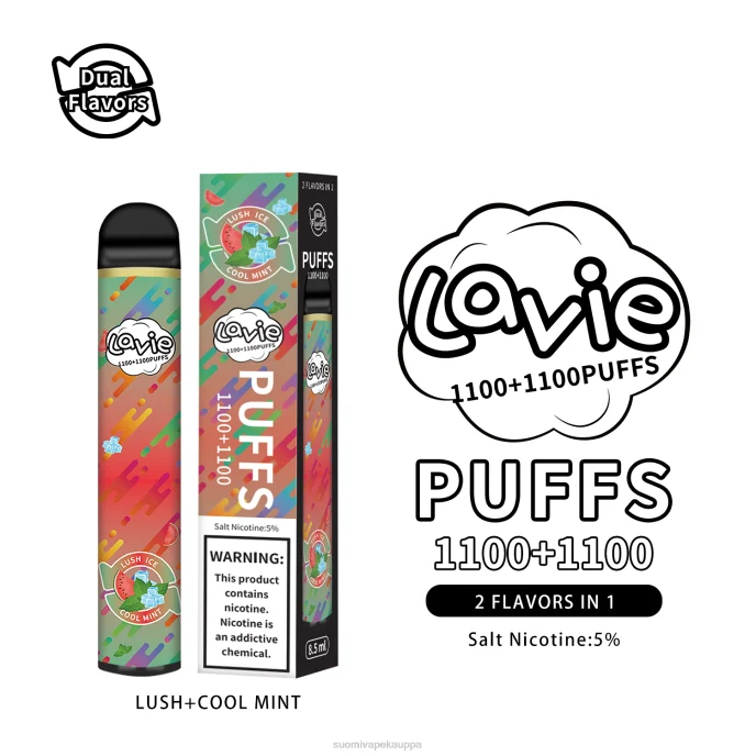 Vape Nesteet – rehevä/viileä minttu 8D4V294 LAVIE BAR Switch 2200 suihketta