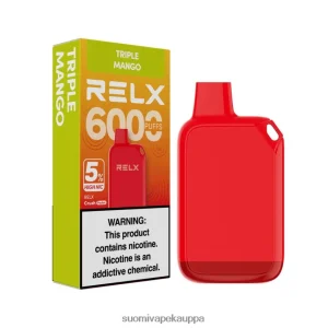 Vape Nesteet – RELX Crush Pocket 6000 5% korkea nic kolminkertainen mango T062N226