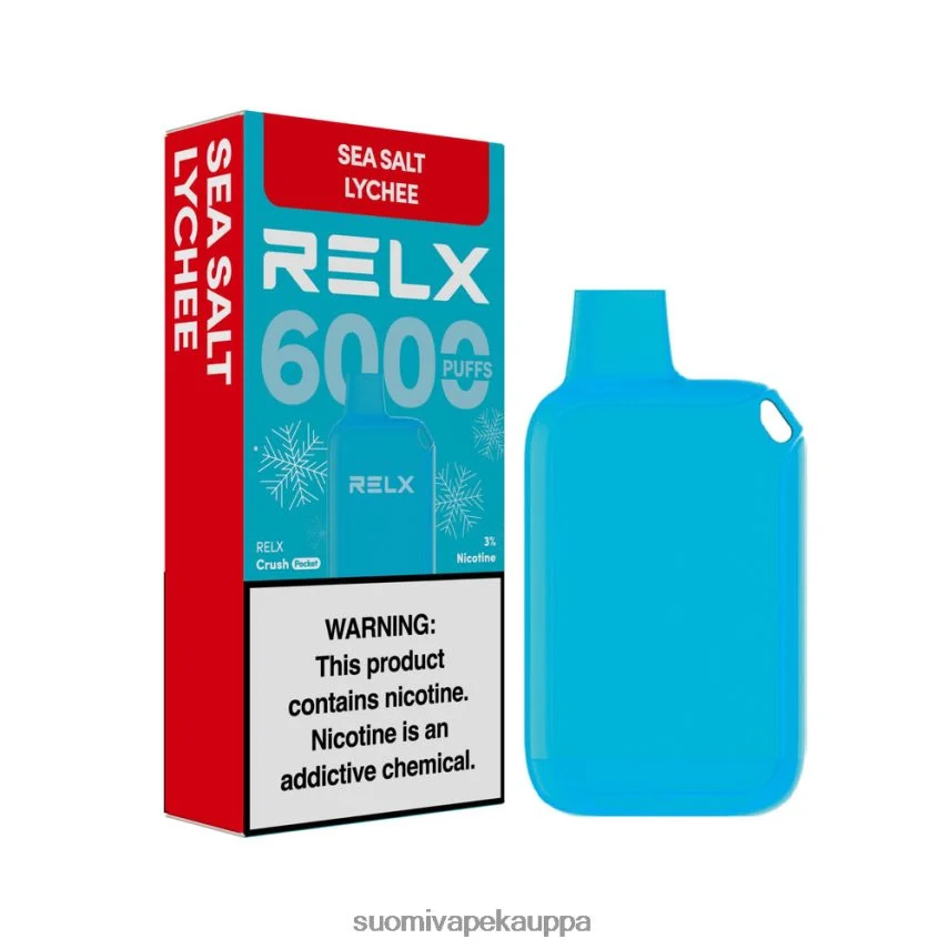 Vape Nesteet – RELX Crush Pocket 6000 jäätä merisuolalitsi T062N214