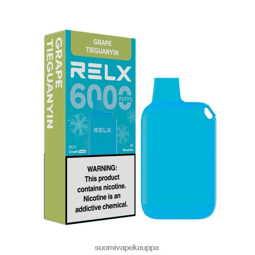 Vape Nesteet – RELX Crush Pocket 6000 jäätä rypäle tieguanyin T062N218