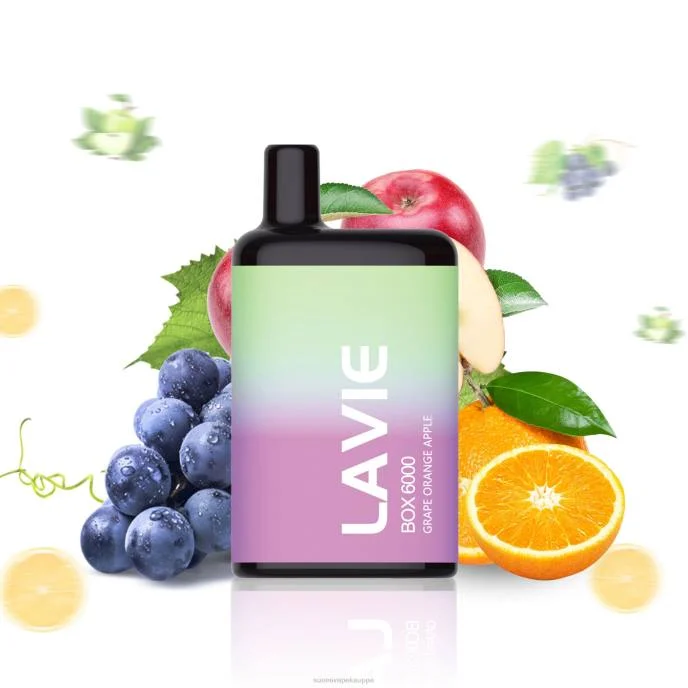 Vape Nesteet – rypäle appelsiini omena 8D4V202 LAVIE BOX 6000 suihketta