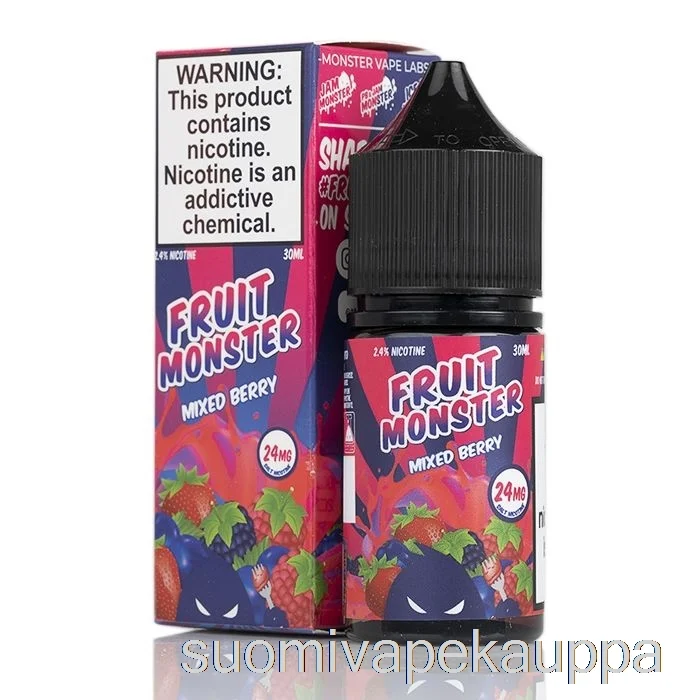 Vape Nesteet Sekoitettu Marja – Hedelmä Hirviö Suolat – 30ml 48mg