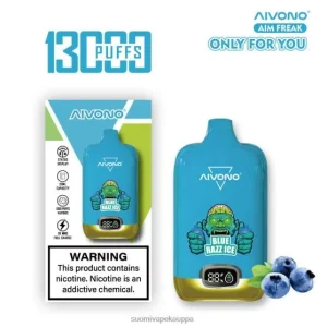 Vape Nesteet – sininen razz-jää Aivono AIM FREAK 13 000 0B8L242