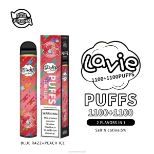 Vape Nesteet – sininen razz/persikkajää 8D4V298 LAVIE BAR Switch 2200 suihketta