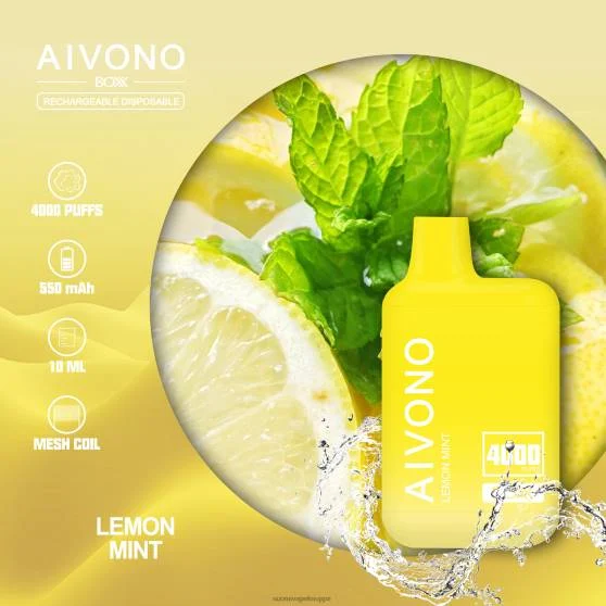 Vape Nesteet – sitruuna minttu Aivono AIM BOXX 4000 0B8L230