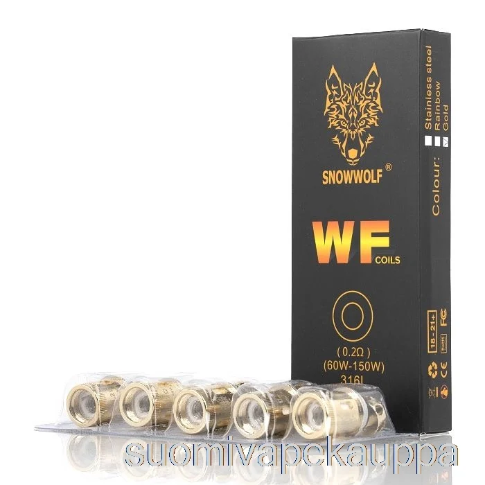 Vape Nesteet Snowwolf Wolf Wf Vaihtokelat 0,2ohm Wf Kelat (kulta)