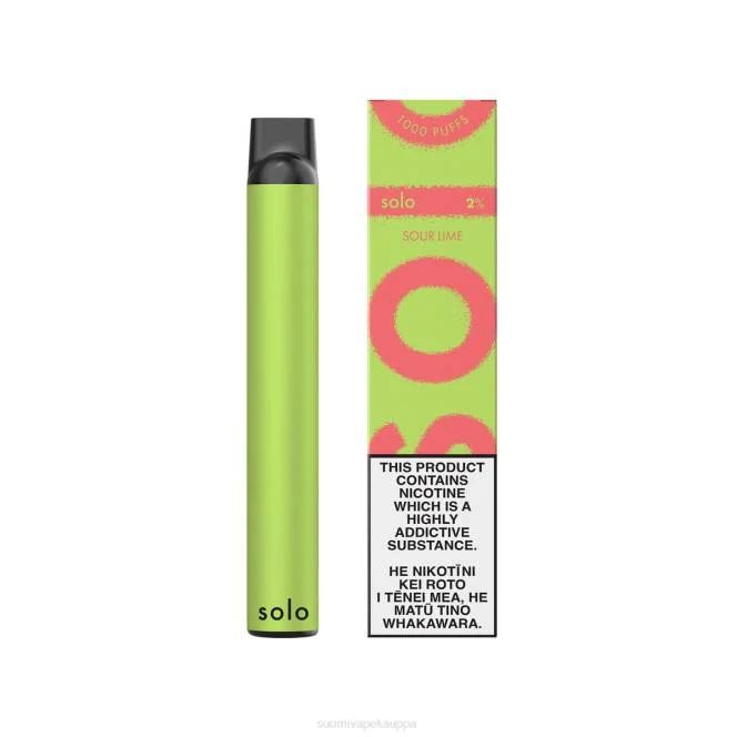 Vape Nesteet – Solo kertakäyttöinen vape X4V418 hapan lime