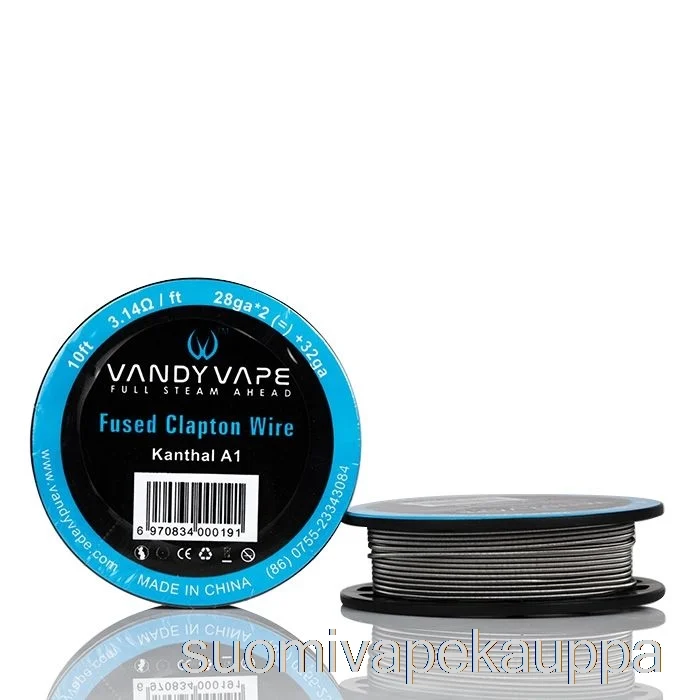 Vape Nesteet Vandy Vape Erikoislankakelat Ka1 Sulatettu Clapton – 28ga*2(=)+32ga – 10ft – 3,14ohm
