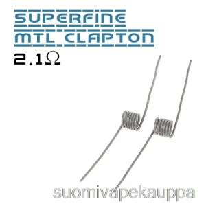 Vape Nesteet Vandy Vape Suorituskyky Valmiiksi Rakennetut Kelat 2,1 Ohm Superfine Mtl Clapton Kela