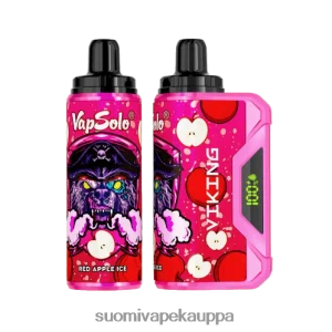 Vape Nesteet – Vapsolo VIKING kertakäyttöinen vape punaisen omenan jäätä 4FZ6154