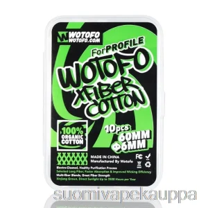 Vape Nesteet Wotofo Xfiber Puuvilla Xfiber Puuvilla 6mm (10kpl)