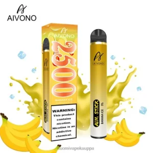 Vape Netistä – banaani jää Aivono AIM STICK 2500 0B8L151